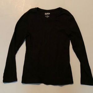 Justice black long sleeve